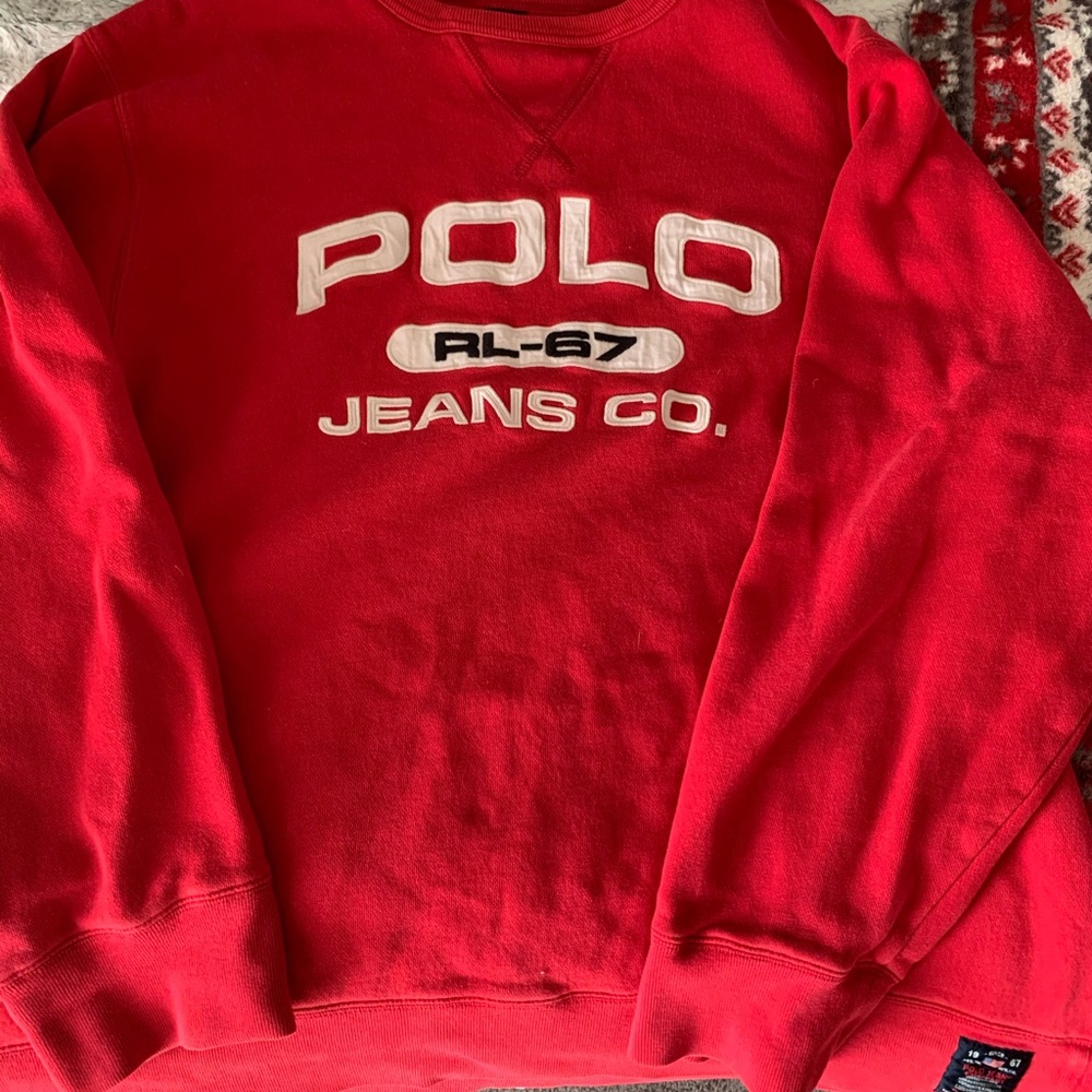 VINTAGE POLO RL-67 JEANS SWEATSHIRT
